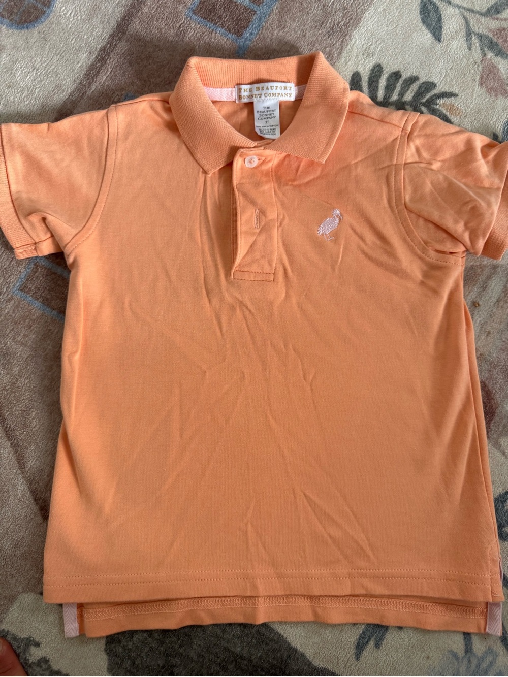 The Beaufort Bonnet Company Peach Polo for Kids